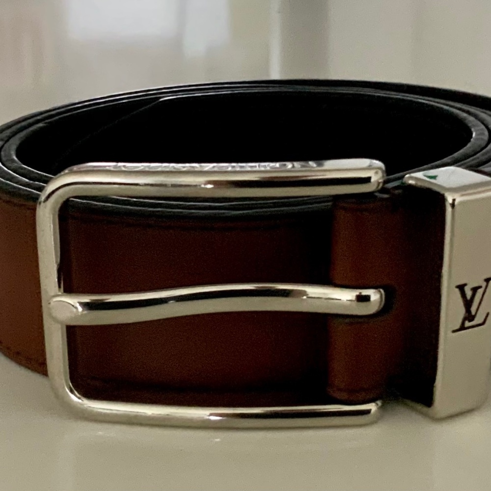LOUIS VUITTON M0092 PONT NEUF 38 MM BELT BROWN